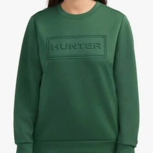 HUNTER WOMENS SWEATSHIRT GREAT LETTER DETAIL BRAND NEW WITH TAGS SEE PICS